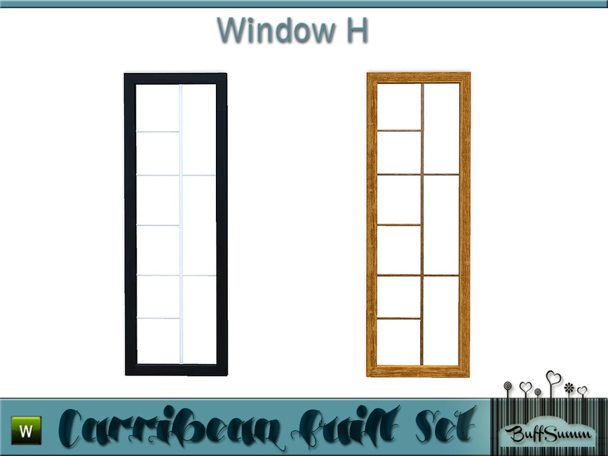 The Sims Resource - Caribbean Built Window H