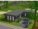 Sims 3 — Small Modern House (Unfurnished) by Thomas_Rex — This small modern house is empty and ready for new sims to move