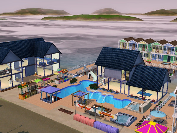 Sims 3 — Secluded Sea Resort by dons123 — Secluded Sea Resort is a 5 Star holiday resort for your sims to enjoy. This
