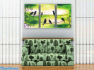 Sims 3 — Beautiful Birds On Wires 3 part painting. by TigerLiyene2 — Beautiful Birds On Wires 3 part painting. Decorate