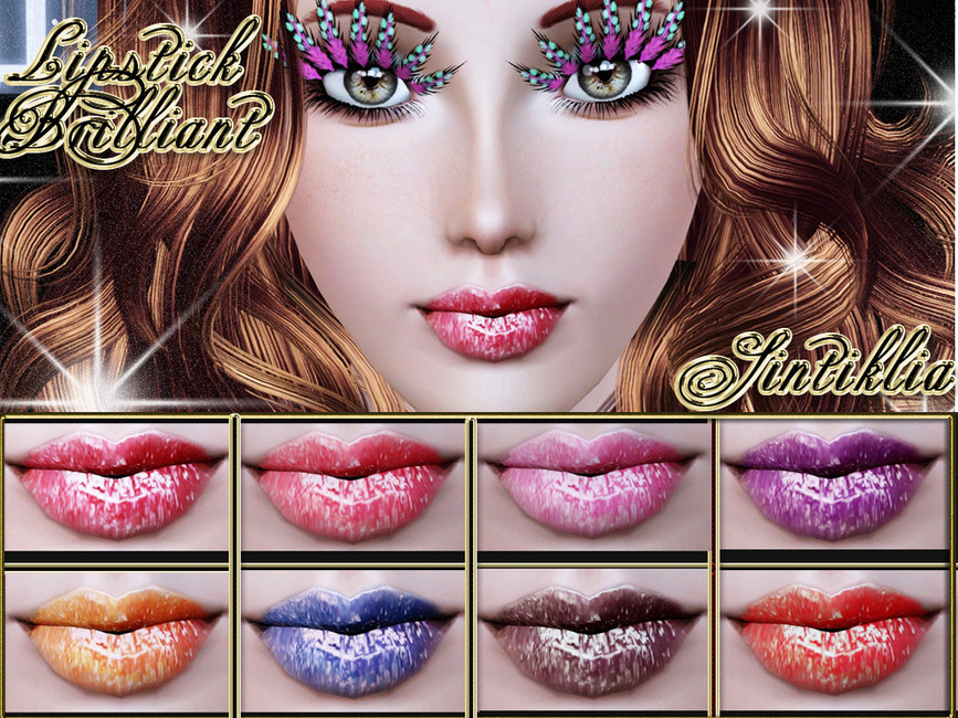 SintikliaSims' Sintiklia Lipstick Brilliant