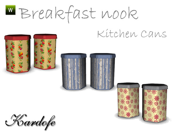 Sims 3 — kar_Kitchen Cans by kardofe — Kitchen Cans by kardofe