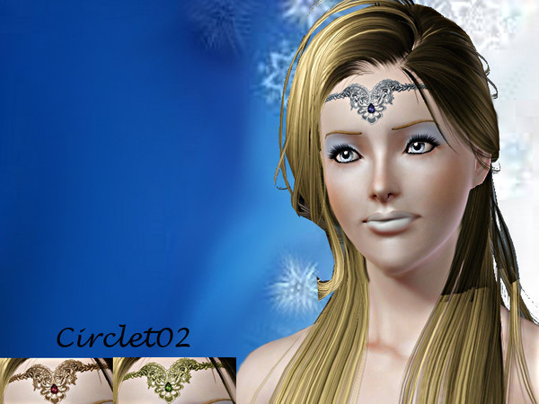 Sims 3 — Circlet02_T.D. by Sylvanes2 — A new circlet for the sims working on young adult and adult. You can find this