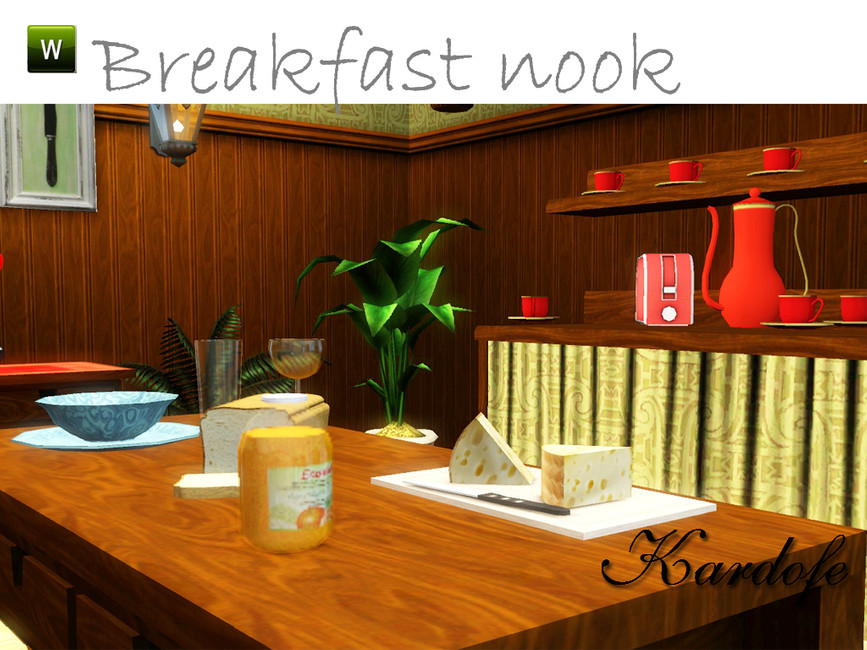 The Sims Resource kar Breakfast nook