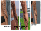 Sims 3 — Stars tattoo by nezat19962 — This is a tattoo for your simmies, it contains 2 parts as part 1 bicep and part 2