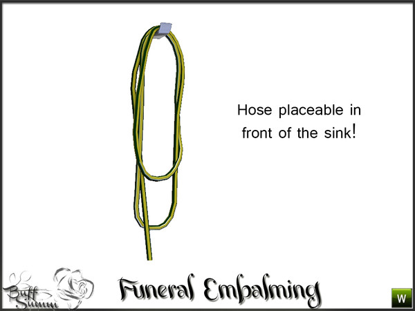 Sims 3 — Funeral Embalming Hose by BuffSumm — Part of the *Funeral Embalmingroom* Created by BuffSumm @ TSR