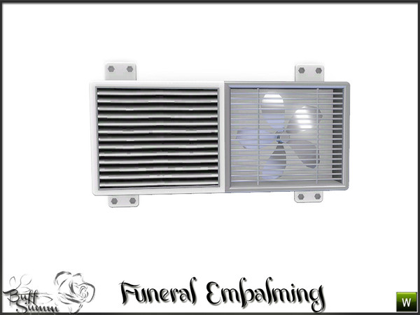 Sims 3 — Funeral Embalming CU AirConditioner by BuffSumm — Part of the *Funeral Embalmingroom* Created by BuffSumm @ TSR