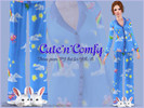 Sims 3 — Cute n Comfy PJ Set by Cazarella by Cazarella — A cute PJ set for young adult and adult female sims. Keep cosy!