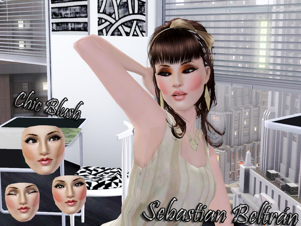 Sims 3 — Chic blush by SEVASTIAN — Chic blush, two channels of recoloring