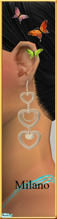 Sims 2 — Earring collection 3 - #369457 Recolor by milanokat — 