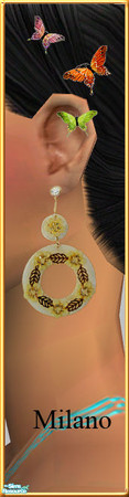 Sims 2 — Earring collection 3 - #369457 Recolor by milanokat — 