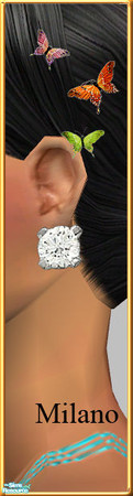 Sims 2 — Earring collection 2 - #369457 Recolor by milanokat — 