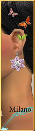 Sims 2 — Earring collection 2 - #369457 Recolor by milanokat — 