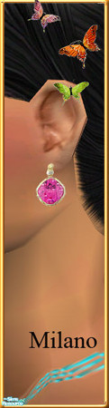 Sims 2 — Earring collection 2 - #369457 Recolor by milanokat — 