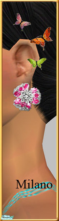 Sims 2 — Earring collection 1 - #369457 Recolor by milanokat — 