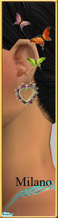 Sims 2 — Earring collection 1 - #369457 Recolor by milanokat — 