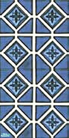 Sims 2 — Pool Wall Tile 22 by Raveena — Seasons expansion is required to change the walls and floors in swimming pools.
