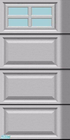 Sims 2 — MC White Garage Door Set - Right by mistresscris — Created by MistressCris.