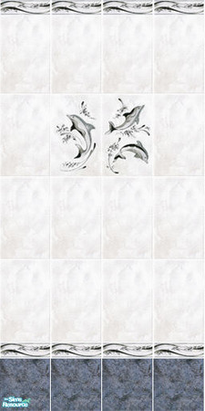 Sims 2 — Dolphin - wall 2 by Mekhi — Enjoy!