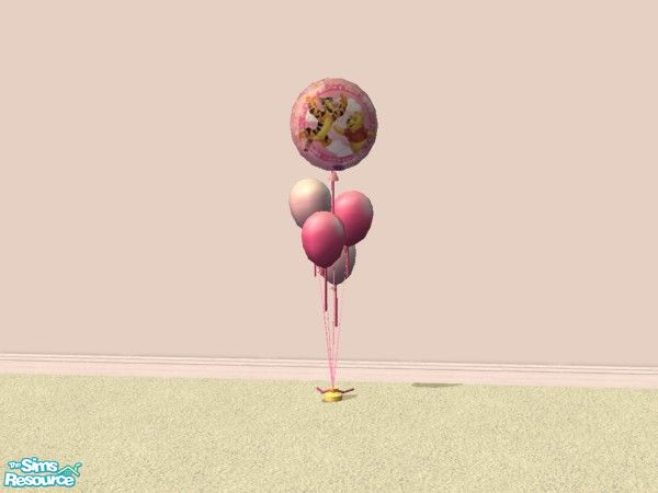 Sims 2 — New Baby Balloons - Winnie the Pooh Girl by lym — Part of my new baby balloons collection.