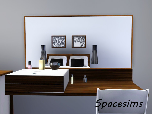Sims 3 — Lena bedroom - Mirror by spacesims — This is a modern, but a simple mirror. It can either hang on the wall
