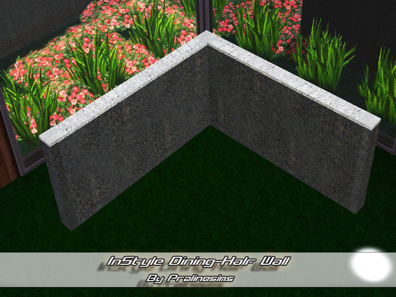 The Sims Resource InStyle DiningHalf Wall