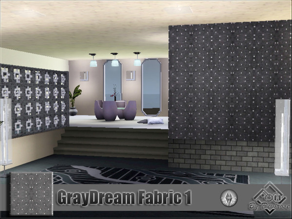 Sims 3 — GrayDream Fabric 1 by Devirose — Gray fabric design,modern texture-.Base game compatible,no need EP,created with