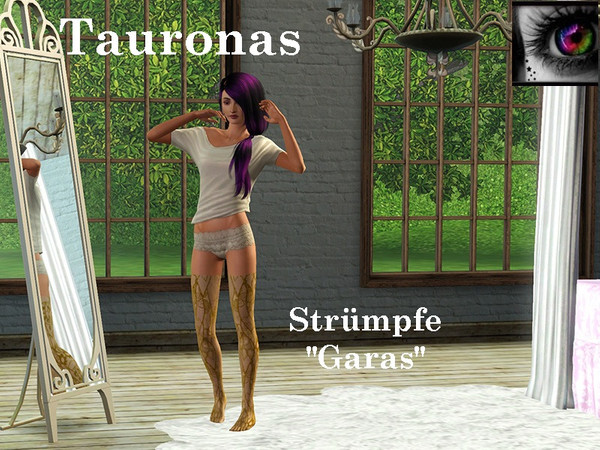 Sims 3 — Tauronas Socks Garas by Taurona — its a new texture, recolorable and basegame compatible.