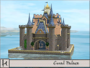 Sims 3 — Coral Palace by hatshepsut — So your fairytale princess fancies a trip across the sea with all the comforts of