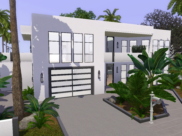 Sims 3 — Modern Villa by CoastalSims2 — This modern, two bedroom home has everything to offer. It is perfect for any