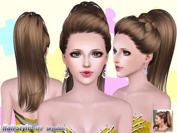 Sims 3 — Skysims Hair Adult 137 by Skysims — Female hairstyle for adult.