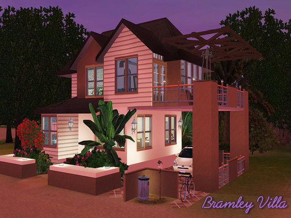 Sims 3 — Bramley Villa by laurcalling2 — This stunning thatched villa is the most recent addition to Sunlit Tides. It