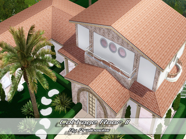 Sims 3 — Cottage Roof II by Pralinesims — By Pralinesims