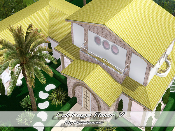 Sims 3 — Cottage Roof V by Pralinesims — By Pralinesims