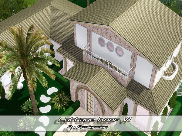 Sims 3 — Cottage Roof VI by Pralinesims — By Pralinesims