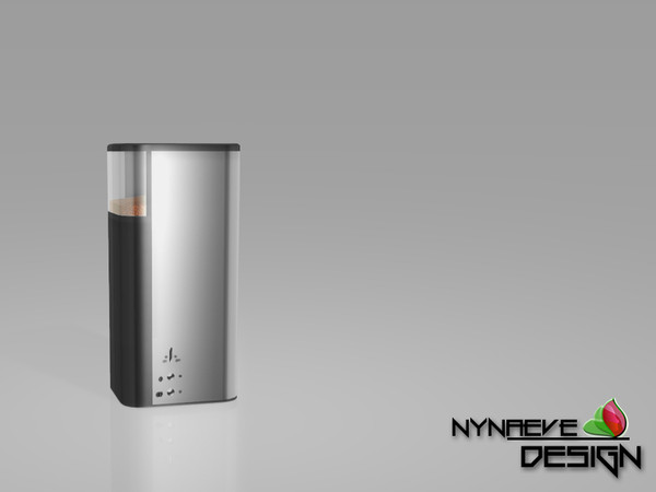 Sims 3 — Coffee Grinder  - Kitchen Decoration by NynaeveDesign — The burr grinding mechanism of this elegantly styled,