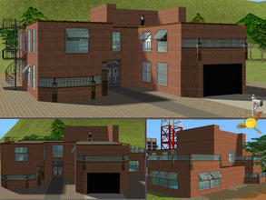 Sims 2 — evi2s Industrial Loft by evi — Comfortable and stylish with an inside pool yhis industrial loft has everything