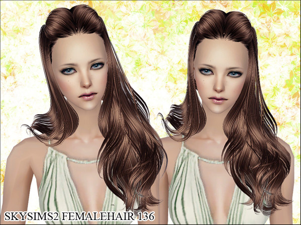 Sims 2 — Skysims Hair 136 by Skysims — Skysims Hair 136