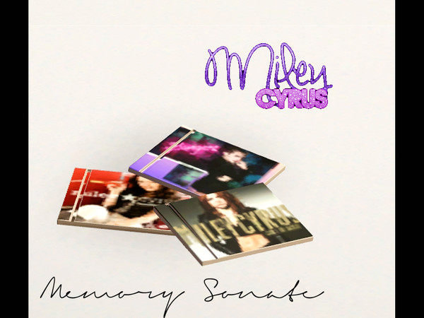Sims 3 — Miley Cyrus Album Disk - Memory Sonate by Memory_Sonate — Miley Cyrus Album Disk - Memory Sonate Website: