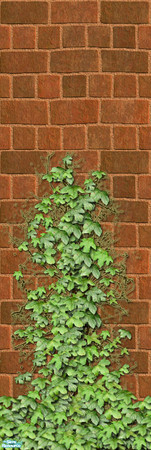 Sims 2 — Themis Red Brick #2 by estatica — Part of a set, this exterior wall is recommended by the Garden Club for its