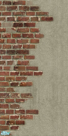 Sims 2 — Glass Moderna - 10 by perelinka — Concrete and brick - ver. right.