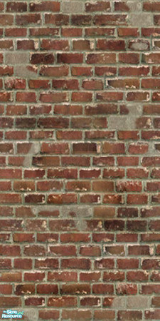 Sims 2 — Glass Moderna - 06 by perelinka — Basic recovered brick wall.