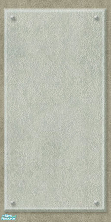 Sims 2 — Glass Moderna - 02 by perelinka — Concrete wall with sheet of frozen glass.