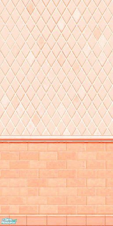 Sims 2 — Diamond Tiles - Orange Diamonds.sims2pack by simonandy — Recolours of the maxis neutral diamonds tile