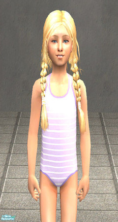 Sims 2 — Girl\'s Vacation Swimsuits - 5 by agaliha5 — A cut set of six bathing suits for your girls. These require no