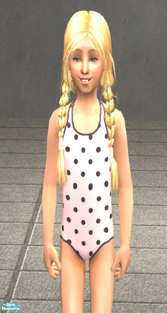 Sims 2 — Girl\'s Vacation Swimsuits - 3 by agaliha5 — A cut set of six bathing suits for your girls. These require no