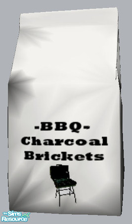 Sims 2 — Vacation Deco - Bag O\' Brickets by EarthGoddess54 — What BBQ cookout is complete without brickets? Part of the