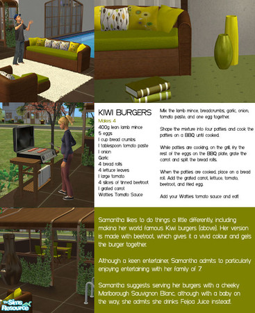 Sims 2 — Crowd Pleaser Exterior Books by Nanshi — Based on Simtomatics Naturals and Al Fresco sets. I absolutely