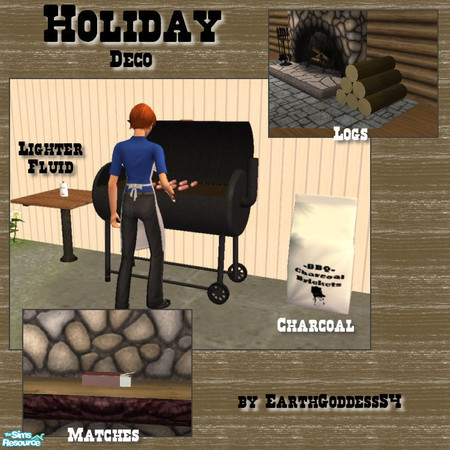 Sims 2 — Vacation Deco by EarthGoddess54 — Must-have decorative items for every celebratory gathering or vacation! Set