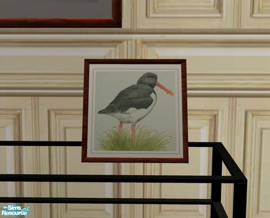 Sims 2 — PB Entry - Recolors Paintings - on Surface - Bird3 by ShinoKCR — 